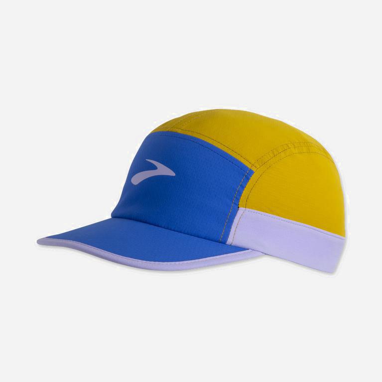 Brooks Propel Israel - Women's Running Hat - Bluetiful/Golden Hour (86213-VMEI)